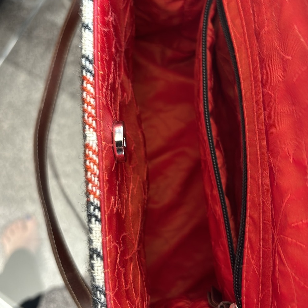 Kate Spade vintage Plaid Tote Bag - Red and Blue - Picture 7 of 7